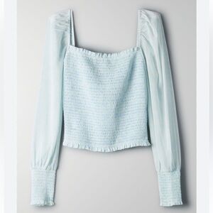 WILFRED Saga Blouse Aritzia Size S Like New Condition